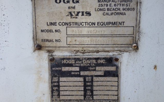 Used 1984 Hogg & Davis Cable Reel Trailer
