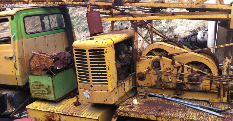 1972 Ford 6×6 Drill Rig w/Shafts & Augers