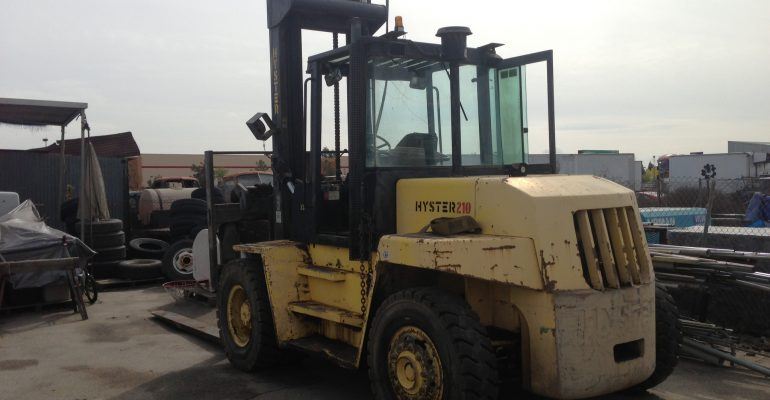 Used 1996 Hyster H210XL Forklift Two Stage