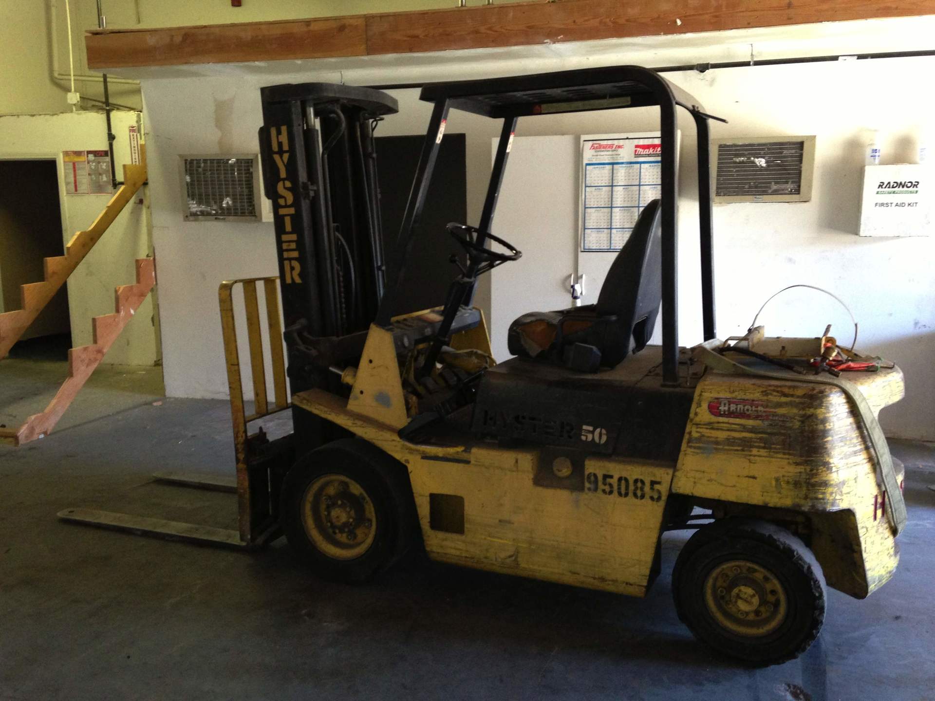 Hyster H50xl 5000lb Capacity Industrial Forklift Kennelly Equipment