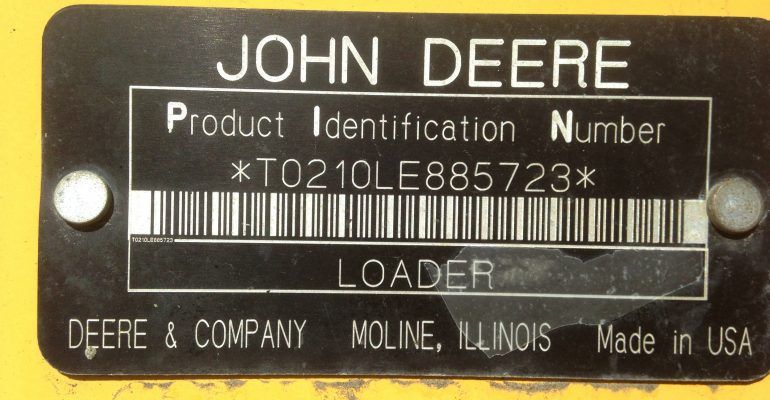 John-Deere 210LE Skip Loader